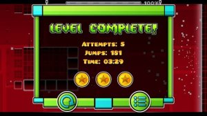 Geometry Dash все изи уровни на все монеты
