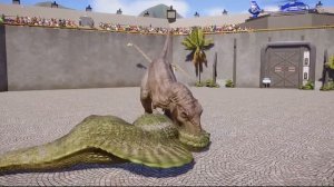 🔴 БИТВА Т-РЕКСА ПРОТИВ ВСЕХ ДИНОЗАВРОВ - Jurassic World Evolution