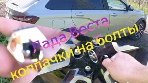 Лада Веста ///Дешёвые Колпачки на болты, а выглядит колесо как...