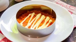 Cалат Нежность с куриной печенью