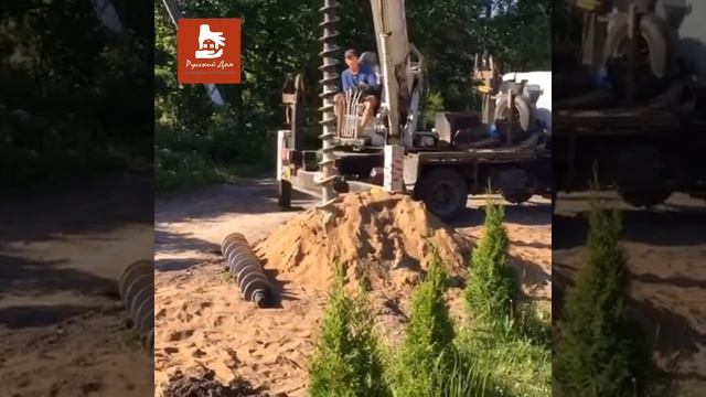 Установка столбов под Евроштакетник смотреть онлайн