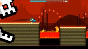 как пройти уровень Press start в geometry dash subzero