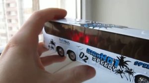 Детский автобус с музыкой и светом. Игрушка автобус в масштабе 1:43 для детей.