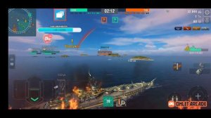 "Wows Blitz" Ночной ! За штурвалом OopsCTPAX.