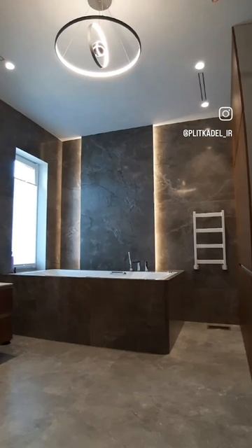 Крупноформатная плитка. #крупноформатныйкерамограни? смотреть онлайн