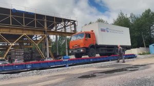 Поверка автомобильных бетонных весов "Невские весы"