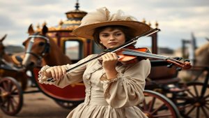 Violin and electric guitar metal music 62
