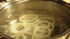 Cалат из кальмара с яйцом