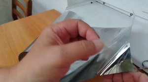 Как расслоить. Самоклеющаяся плёнка.