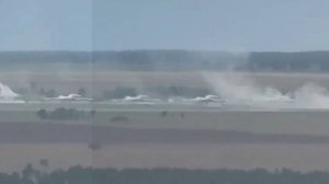 🔴Вид на авиабазу «Белая» во время вчерашней атаки🔴