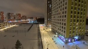 Ночная заснеженная Москва / Snowy Moscow at night