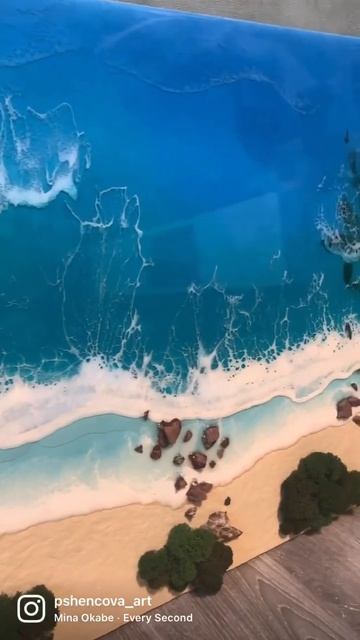 Картина море из эпоксидной смолы смотреть онлайн
