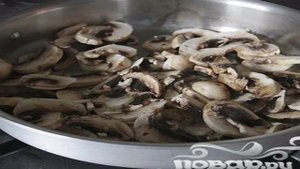 Жареный сквош с грибами