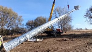 Монтаж вышки сотовой связи