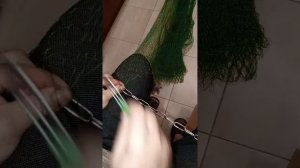 подвязка цепи на кастинговую сеть