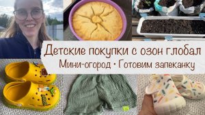 ЛЕТНИЕ ПОКУПКИ ДЛЯ ДЕТЕЙ с Ozon Global 🛍 МОЙ МИНИ-ОГОРОД БЕЗ ГРЯДОК 🌱 ЗАПЕКАНКА БЕЗ ЯИЦ И САХАРА