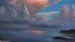 "Облака" марафон для художников по написанию картины. Часть 3 | Школа морского пейзажа Дмитрия Розы