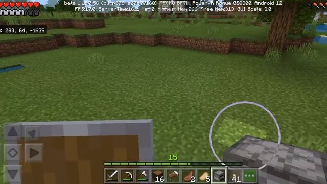 обычное выживание в Minecraft (без звуков)