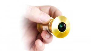 Дверной глазок HDcom T204-8G (Gold) со скрытой wifi камерой для просмотра на телефоне