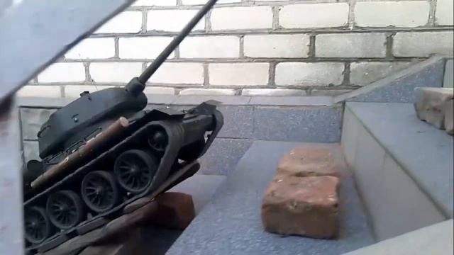 RC Tank T34-85 110 Scale Part 1.  Танк Великой Победы.
