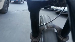 Marzocchi Bomber 66rc2h electric bike,Работа вилки электровелосипеда