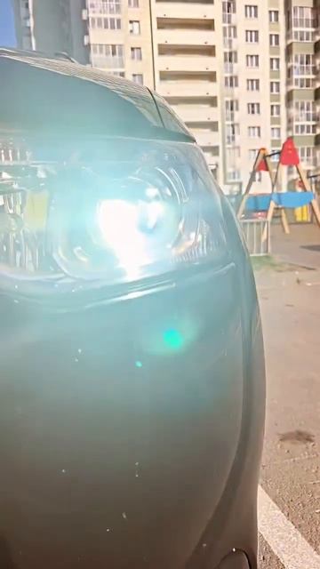 Установили BiLed линзы , вместо штатного ксенона на Mitsubishi Outlander