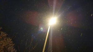 Снег фонарь ночь