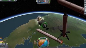 Снова запустил спутник в "Kerbal Space Program!"