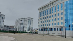 Салехард: новый храм,долгострой Набережная р.Преображенка (Шайтанка),здание,где работает губернатор