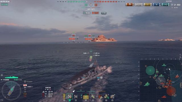 Мир Кораблей KWANT AlexSomers GEARING, потный бой и не приятное по смотреть онлайн