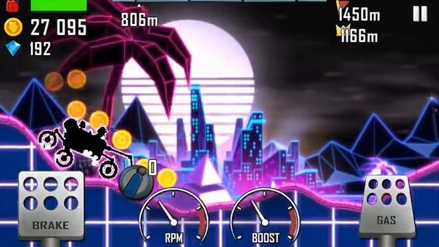 Как пройти самое сложное задание на 500,000 монет в Hill Climb смотреть онлайн