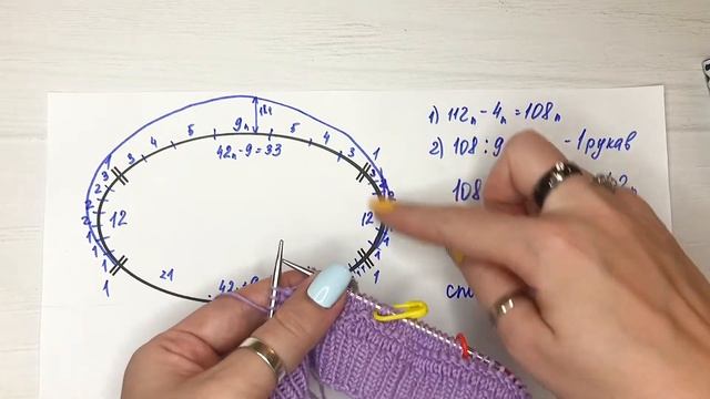 Как провязать лицевую обёрнутую петлю. Вяжем изнаночн