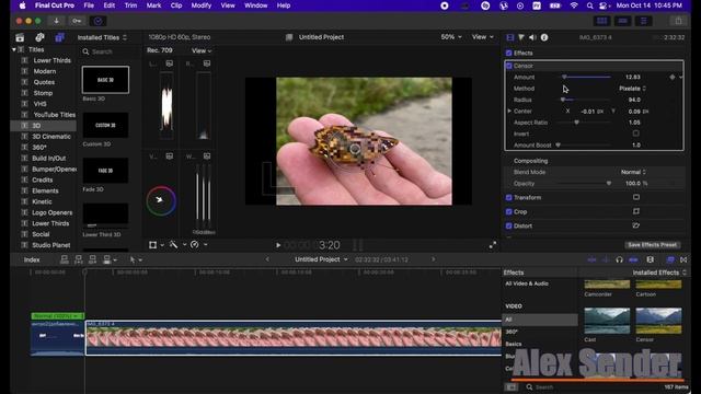 Как размыть или заблюрить объект в Final Cut Pro | How to Blur in Fina смотреть онлайн