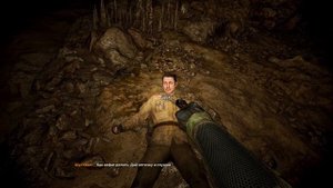 Сцена встречи Скифа с Шустрым в S.T.A.L.K.E.R. 2: Сердце Черно