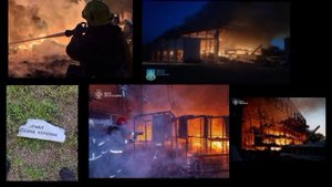 ⚡️Сегодня Герани ударили по Харьковской Черниговской и Одесским областям Сгорели склады в Одессе Отд