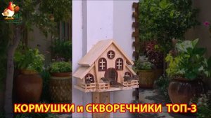 Кормушки и скворечники своими руками для птиц ТОП-3 (30) 🪚🪛🔨 Идеи для дачи и сада пошагово ❣️