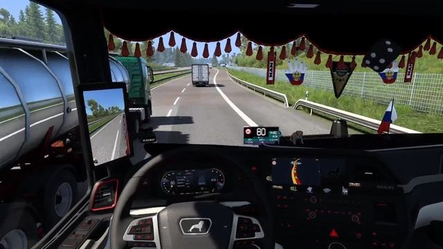MAN TGX Перевозка цистерн для воды.
