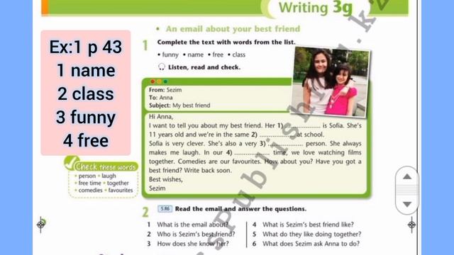 Ағылшын тілі 5-сынып Excel grade 5  for Kazakhstan Student's book Module 3 page 42,