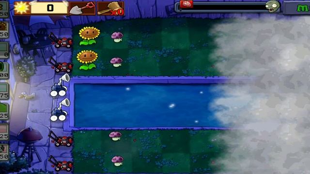 PvsZ 19# Прошёл 2 выживание за один видос! прошёл Pool и Fog ! смотреть онлайн