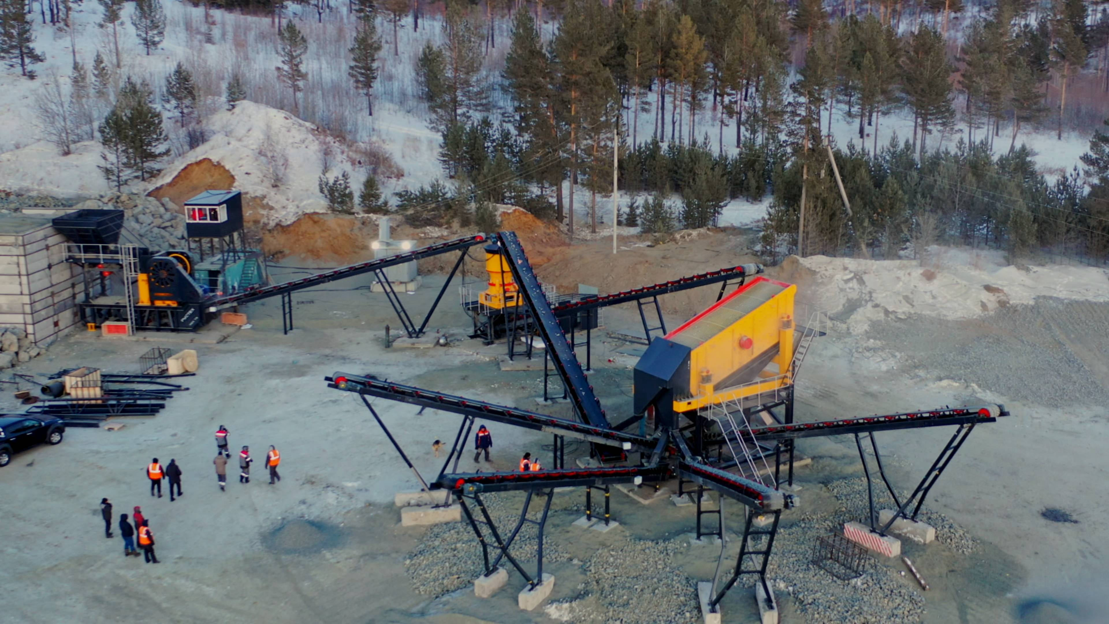 Дробильно-сортировочный комплекс REX ST-150 (г. Чита)
