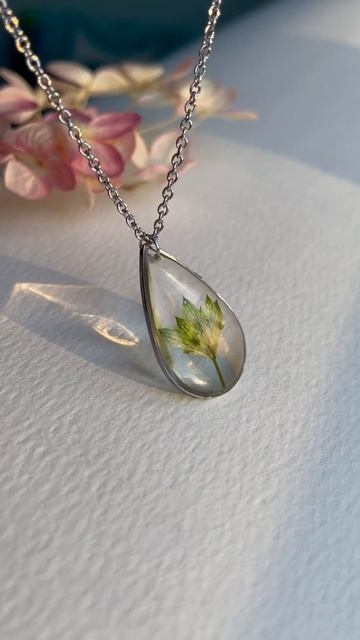 Кулон из эпоксидной смолы💕 смотреть онлайн