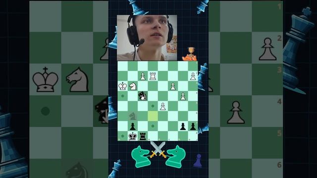Комбинация из моей партии! #шахматы #romochka #chess #lichess #ком? смотреть онлайн