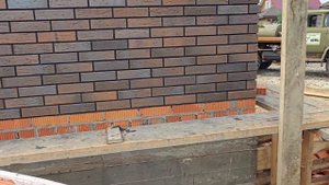 кладка облицовочный кирпич. 085мм размер