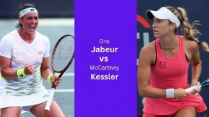 10.02.2025. Маккартни Кесслер - Онс Жабер. WTA Doha. McCartney Kessler - Ons Jabeur