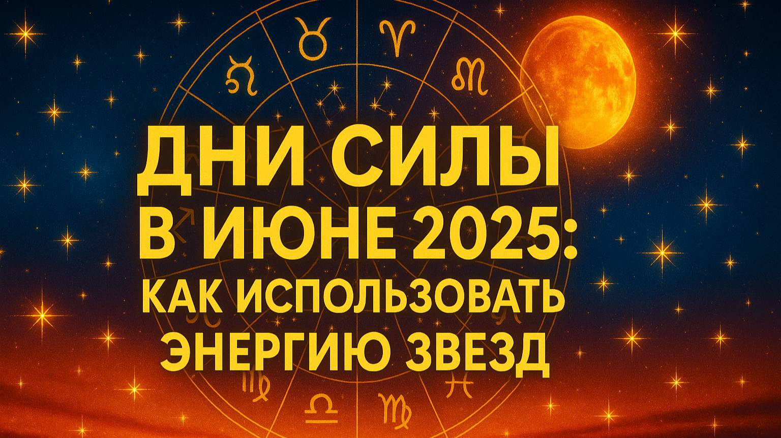 🌟 Дни силы в июне 2025 года: как использовать энергию звезд для личного роста и успеха? 🌠