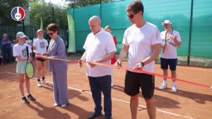 Открытие тенисного корта