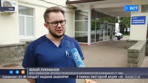 В Башкирии семья столкнулась с двумя ДТП