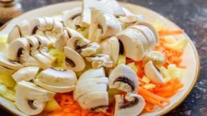 Баклажаны с грибами на зиму