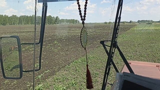 Посевная 2025 завершение.К744 сеялка Агромастер9800