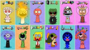 СПРУНКИ или СПРУНКЕ из ПЛАСТИЛИНА Sprunki 2025